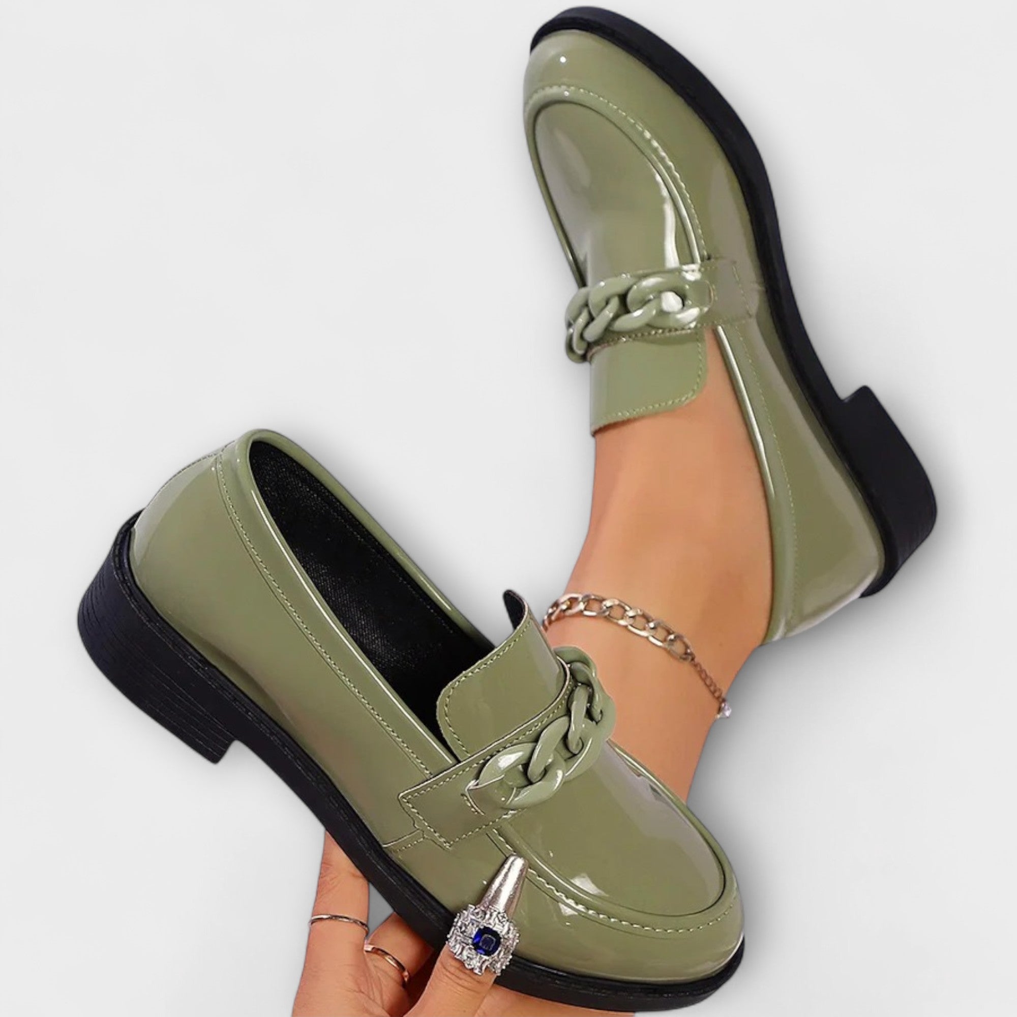 Marielle™ | Mocassins Décontractés à Bout Rond