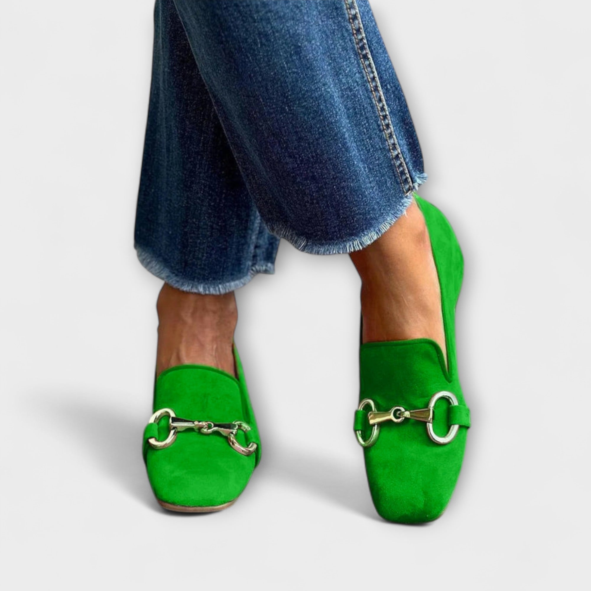 Juliette™ | Mocassins avec Bout Carré et Boucle