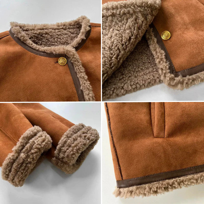 SOLÈNE™ | Veste en Laine d'Agneau de Printemps