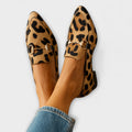Noelia™ | Mocassins avec Détail Métallique & Imprimé Animal