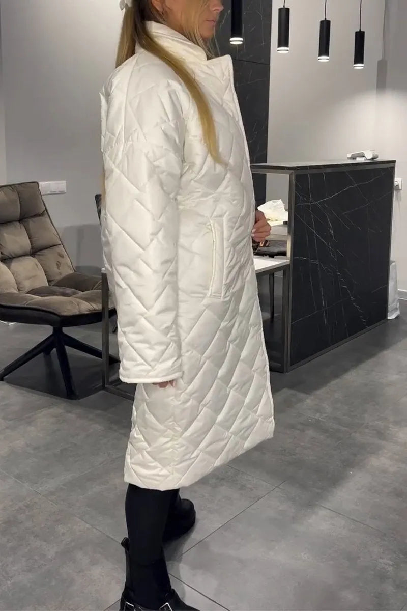 Valérie™ | Veste Matelassée Réversible avec Doublure Imprimée Léopard