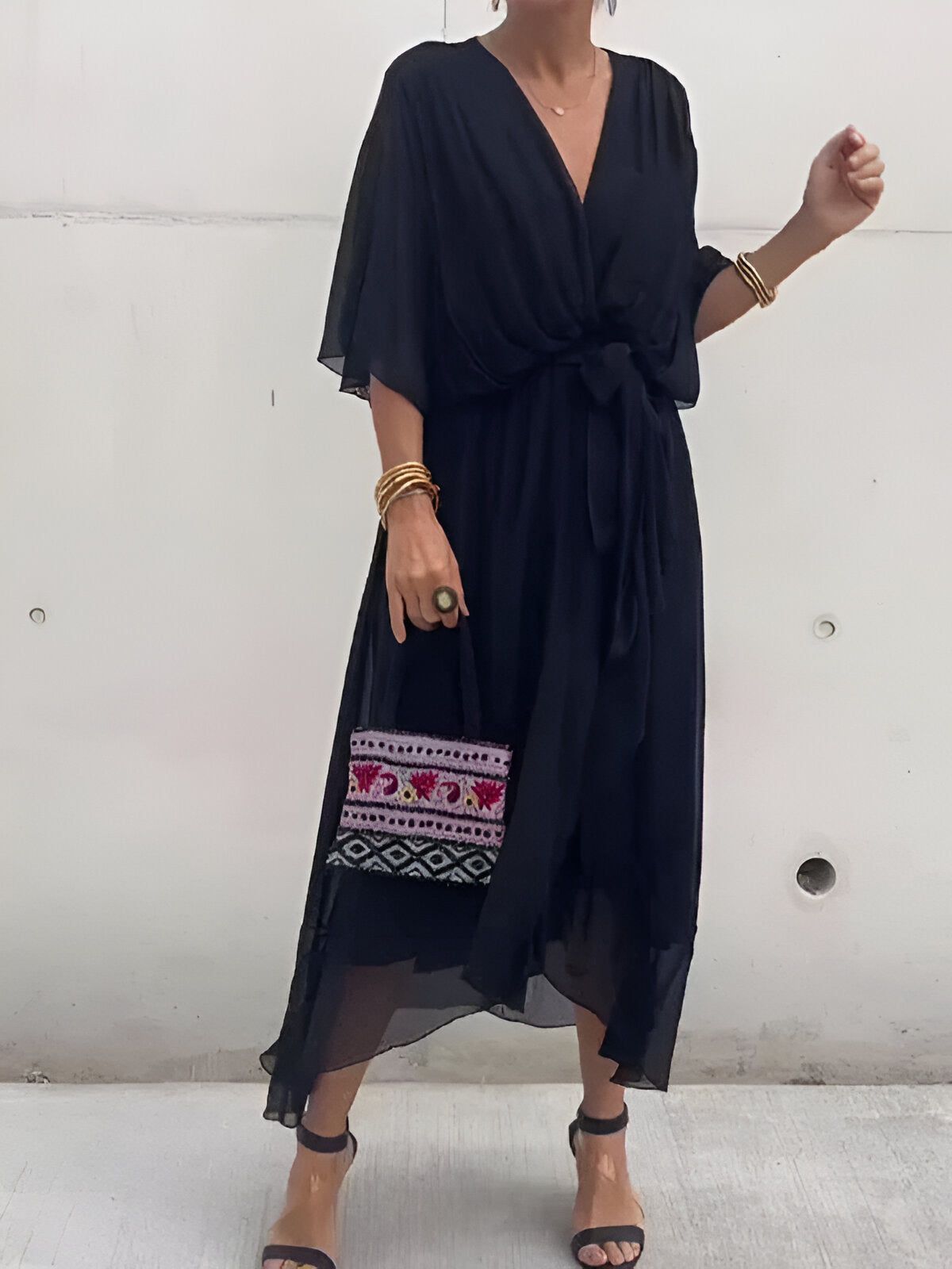 Véra™ | Robe Fluide à Décolleté en V