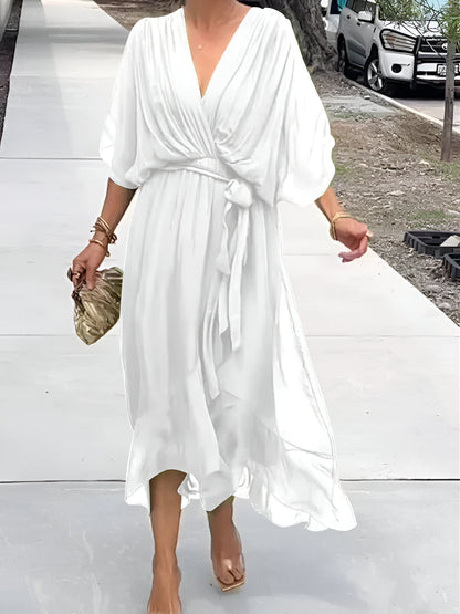 Véra™ | Robe Fluide à Décolleté en V