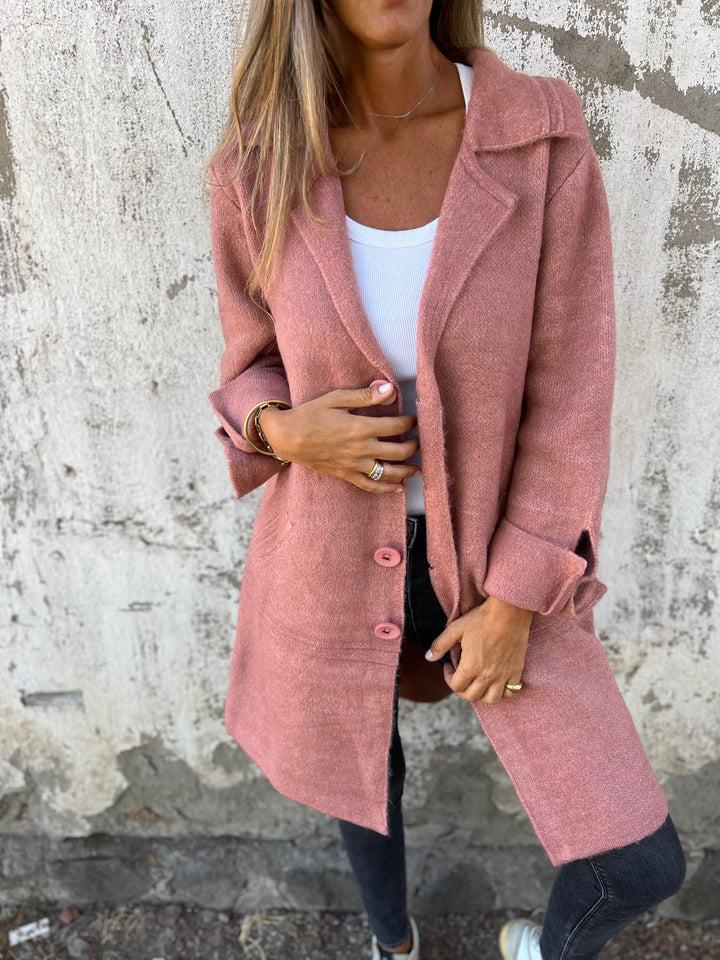 SOLÈNE™ | Manteau en Laine Classique Moderne