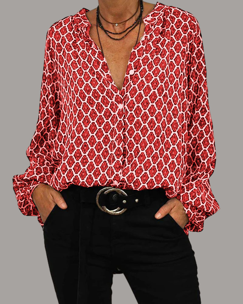 Manon™ | Blouse Classique à Col V