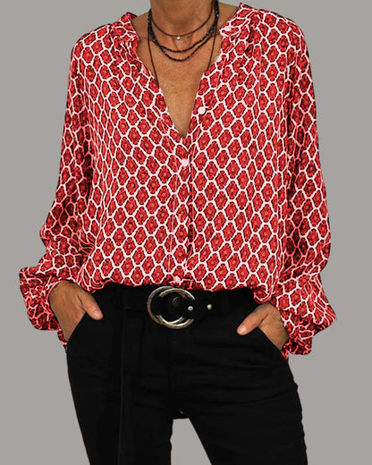 Manon™ | Blouse Classique à Col V