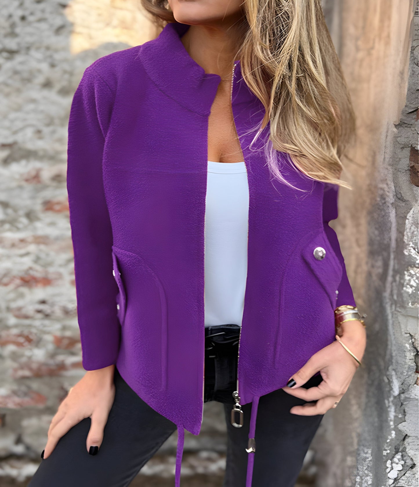 Amalyn™ | Veste Élégante pour Femme à Taille Ajustable