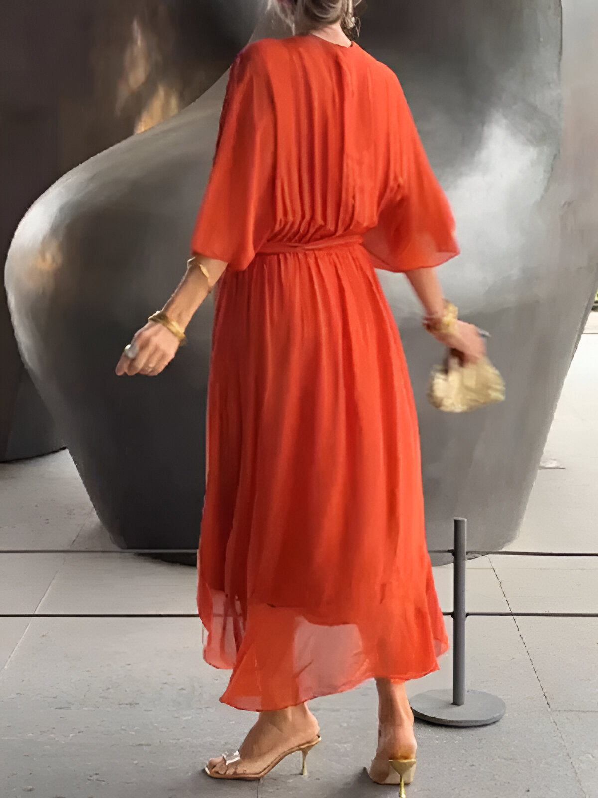 Véra™ | Robe Fluide à Décolleté en V