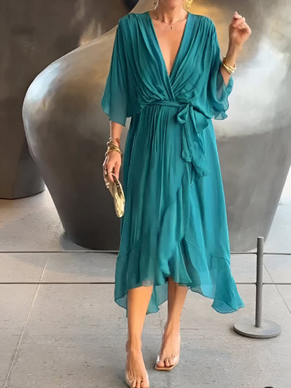 Véra™ | Robe Fluide à Décolleté en V