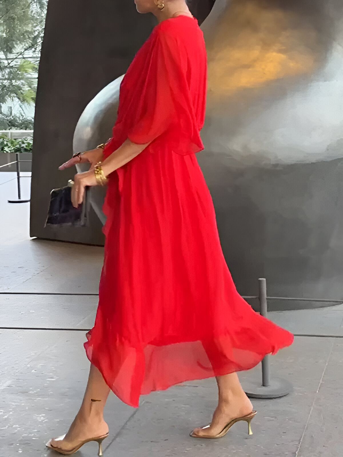 Véra™ | Robe Fluide à Décolleté en V