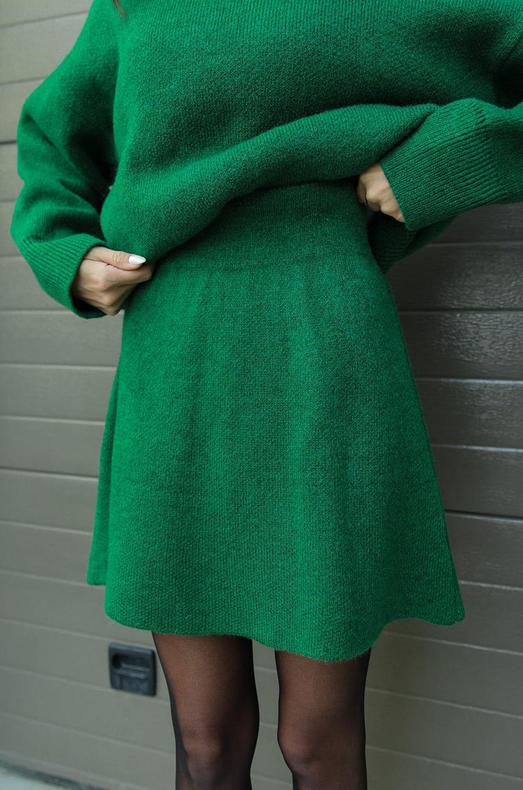 Chantal™ | Ensemble polyvalent Pull et Jupe